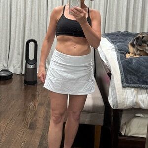 White Athletic Skort